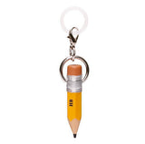 Pencil Mejirushi Charm [8.Pencil with eraser (Yamabuki)]