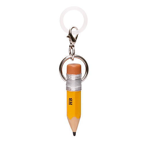 Pencil Mejirushi Charm [8.Pencil with eraser (Yamabuki)]