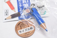 Pencil Mejirushi Charm [9.Colored pencil (Gunjou)]