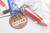 Pencil Mejirushi Charm [10.Colored pencil (red)]