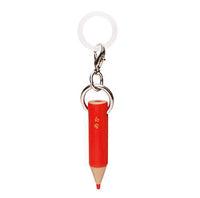 Pencil Mejirushi Charm [10.Colored pencil (red)]