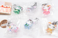 Hamtaro Mejirushi Accessory Churi-! [All 6 type set(Full Complete)]