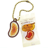 Tokyo Banana miniature keychain [1.Tokyo Banana brulee tart]