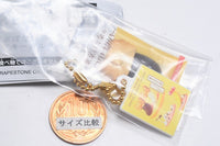 Tokyo Banana miniature keychain [5.Tokyo Banana chocolate banana cookie]