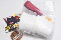 Black cat odekake pouch white cat moissho [3.Petite case (white)]