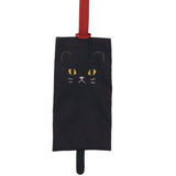 Black cat odekake pouch white cat moissho [5.Smartphone bag]