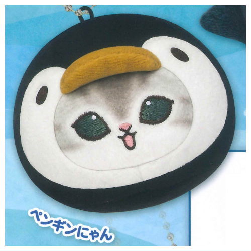 mofusand Uminoikimono nyan Face Plush [3.Penguinnyan]