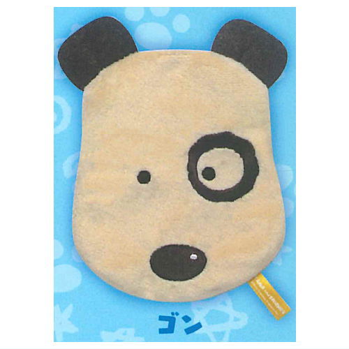 Tama and Friends fuwafuwa face pouch & kinchaku collection [3.Gon]