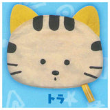 Tama and Friends fuwafuwa face pouch & kinchaku collection [4.Tora]