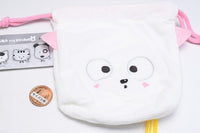 Tama and Friends fuwafuwa face pouch & kinchaku collection [5.Momo]