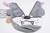 Tama and Friends fuwafuwa face pouch & kinchaku collection [6.Bull]