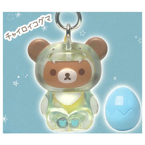 Rilakkuma Dinosaur Kigurumi Figure [3.Chairoikoguma]