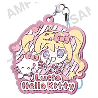 Pichi Pichi Pitch x Sanrio Characters Capsule Rubber Strap Art [1.Lucia x Hello Kitty]