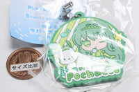 Pichi Pichi Pitch x Sanrio Characters Capsule Rubber Strap Art [3.Rina x Pochacco]