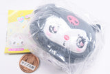 Sanrio Characters narashite pippi! Oto ga naru mascot plush toy with emo-kyun design [4.Kuromi]