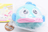 Sanrio Characters narashite pippi! Oto ga naru mascot plush toy with emo-kyun design [5.Hangyodon]