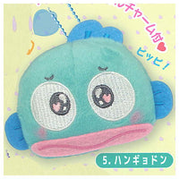 Sanrio Characters narashite pippi! Oto ga naru mascot plush toy with emo-kyun design [5.Hangyodon]