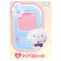 Sanrio Characters Acrylic Charm with Case, Tokimeki Heisei Kogyaru Design [4.Cinnamoroll ]
