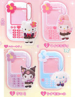 Sanrio Characters Acrylic Charm with Case, Tokimeki Heisei Kogyaru Design [All 4 type set (Full Complete)]