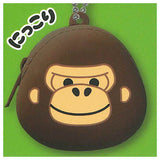 Uhouho Gorilla Gori-kun Silicone Mini Pouch KH [2.Nikkori]