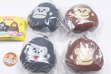 Uhouho Gorilla Gori-kun Silicone Mini Pouch KH [All 4 type set(Full Complete)]