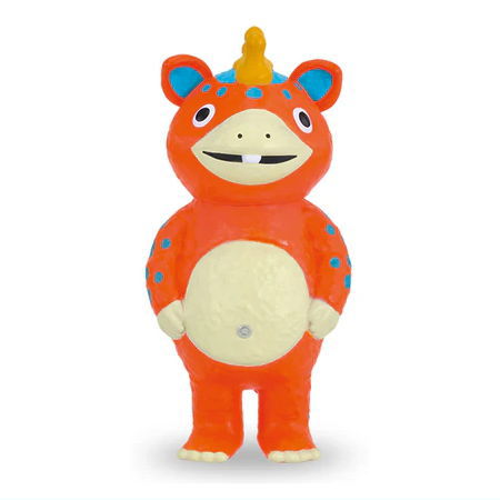 Kaiju Booska Sofubi Ball Chain Mascot [2.Neon Orange]