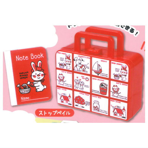 Shimojima Miniature Stationery Set [1.Stop Pale]
