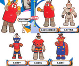 Ganbare!! Robocon Metal Keychain [All 6 type set(Full Complete)]