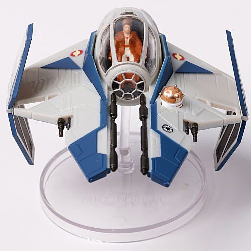 Hobby Gacha Star Wars Jedi Interceptor [6.Combat Form (Obi-Wan Kenobi & R4-G9)]