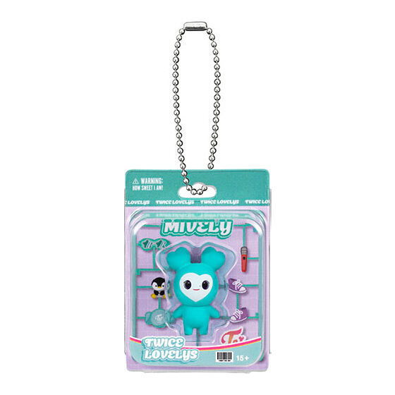 TWICE LOVELYS Blister Mascot Charm [6.MIVELY]