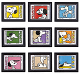PEANUTS frame magnet [All 9 type set(Full Complete)]