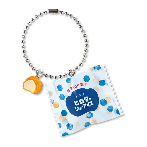 Hirota Mini Figure Charm [1.Ice cream puff (vanilla)]