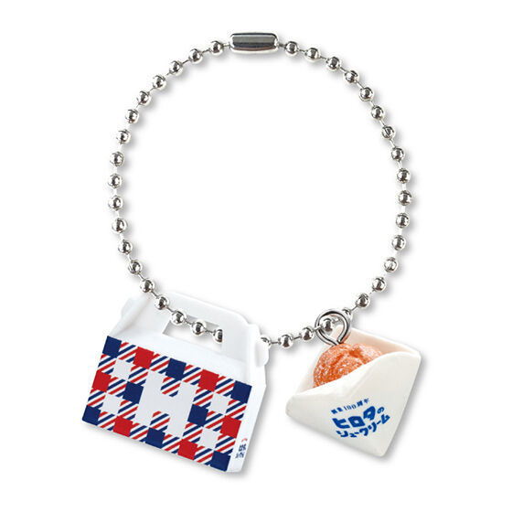 Hirota Mini Figure Charm [3.Hokkaido fresh cream puff & puff box]