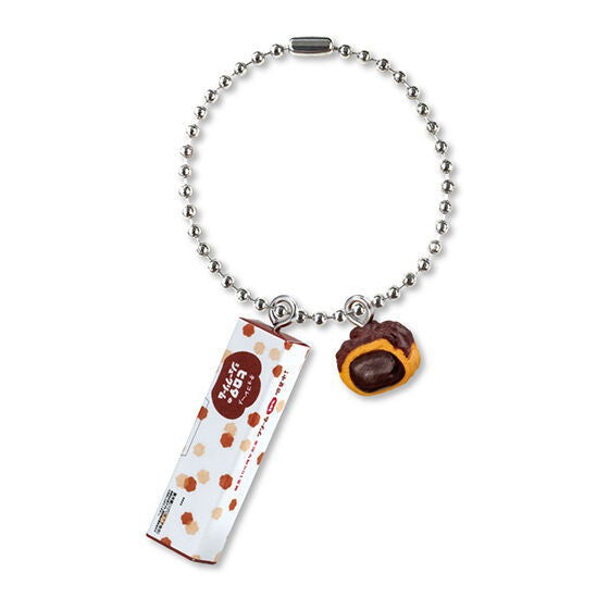 Hirota Mini Figure Charm [5.Cream puff (chocolate)]