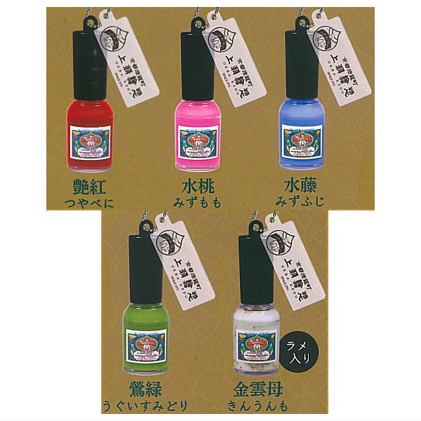 Gofun Nail Miniature Mascot [Normal 5 type set (Secret are NOT including)]