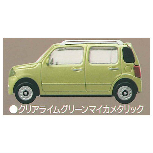 1/64PLUS Daihatsu Mira Cocoa [3.Clear Lime Green Mica Metallic]