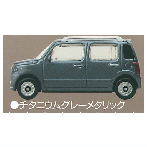 1/64PLUS Daihatsu Mira Cocoa [4.Titanium Gray Metallic]