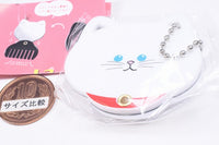 Nyancomb Slide Mirror Acrylic Charm [1.White Cat]