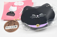 Nyancomb Slide Mirror Acrylic Charm [2.Black Cat]