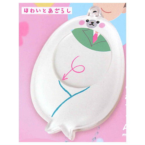 Baby Okurumi Acrylic Photo Keychain [3.White Seal]