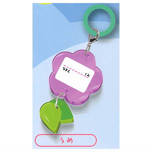 Yurayura Name Card Mejirushi Charm [2.Ume]
