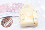 Maison de FLEUR Double Ribbon Gathered Tote Bag Miniature Charm [2.Yellow]