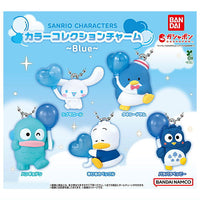Sanrio Characters Color Collection Charm Blue [All 5 type set (Full Complete)]