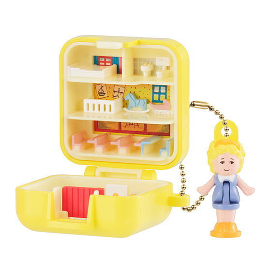 Polly Pocket Miniature Charm [2.1989 MIDGE'S PLAY SCHOOL(YELLOW SQUARE)]
