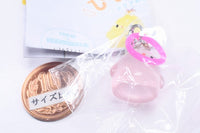 Itsudemoissho Piyokochama Clear Mejirushi Charm [2.Peach-chama]
