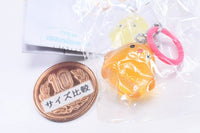 Itsudemoissho Piyokochama Clear Mejirushi Charm [3.Orange-chama]
