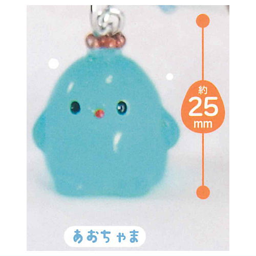 Itsudemoissho Piyokochama Clear Mejirushi Charm [5.Blue-chama]