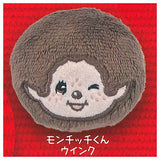 Monchhichi Plush Badge [3.Monchhichi-kun wink]