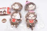 Monchhichi Plush Badge [All 4 type set(Full Complete)]