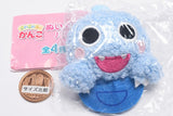 Zawazawamori no Ganko-chan Plush Badge [2.Ganpei-chan hyokkori]